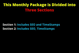 best monthly youtube video clipping, video SEO and timestamp