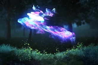 visual effect to film shot compose vfx effect add particles effect track motion