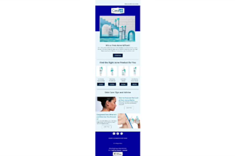 email template responsive design for mailchimp and klaviyo