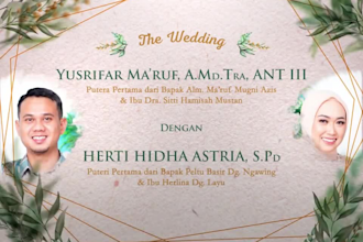 make a professional wedding announcement video