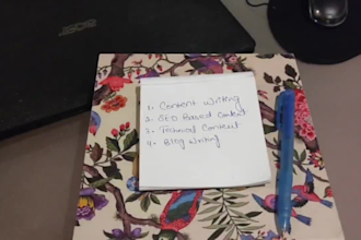 write content for your website