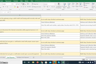write test cases, bug reports of your website or mobile app