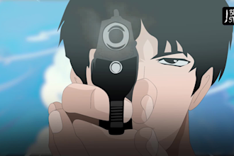do a high quality, eye catching anime animation for you
