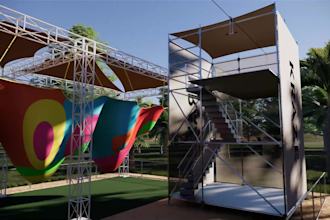 create realistic 3d visualizations of skateparks, pump tracks, and playgrounds
