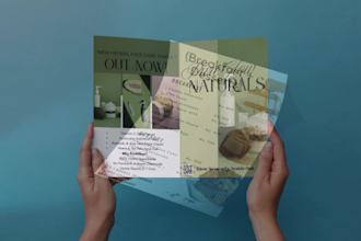 design professional brochures and restaurant menu cards