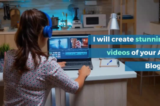 convert article, blog, text, script into a stunning video