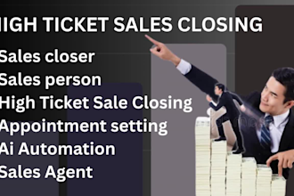 high ticket sales closer deal closing sales rep cold calling lead sales agent