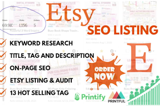 do etsy seo listing to boost etsy sales etsy rank etsy product listing