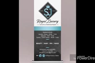 design a professional business flyer and menu design