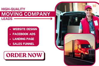 generate moving company leads trucking freight relocation lead logistic website