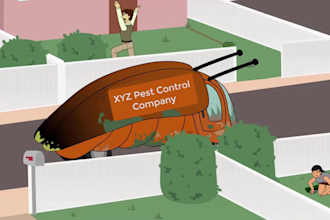 create pest control service commercial promo video