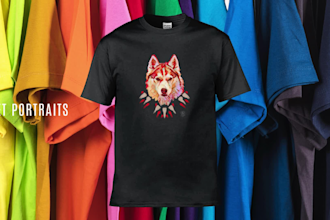 design bright, custom colour tshirts