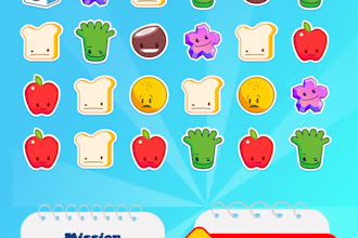 make cute addictive match 3 or drag and drop puzzle games