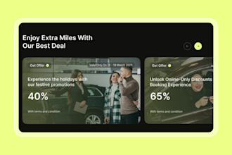 design a modern, high converting car dealer or auto shop website