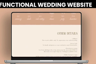 build conference website event wedding website launch eventbrite or landing page