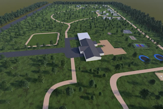 design 2d 3d master plan, site plan, residential commercial development