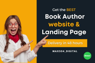 build ebook website, ebook landing page, author website, book sales, wordpress