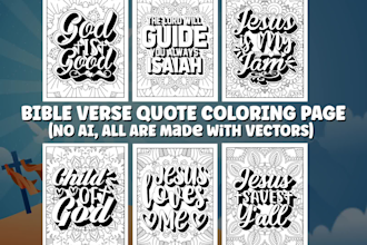 design christian bible verse coloring book for amazon KDP