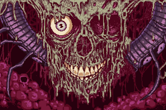 draw horror and scifi pixel art