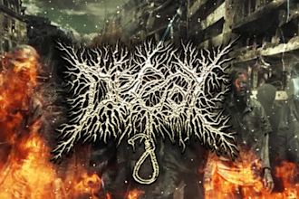 make brutal death metal, deathcore, black metal band logo