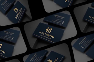 do professional and modern business card design