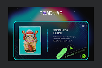 develop webgl webflow r3f 3d animated website high tech presale web3 crypto nft