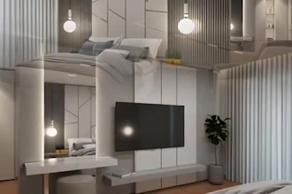 design best cgi interior,minimalist,cozy bedroom model,vray rendering,3dexterior