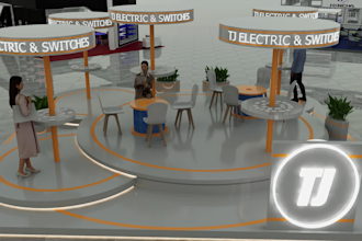 design professional expo booth, stall, or trade show