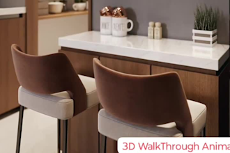 do an architectural 3d animation video rendering walkthrough