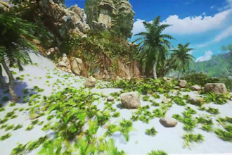 make realistic 3d detailed nature environment