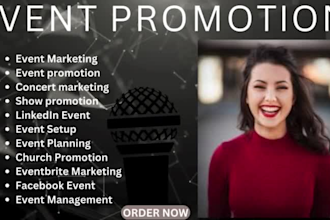 do eventbrite marketing, event promotion, church promotion, concert marketing