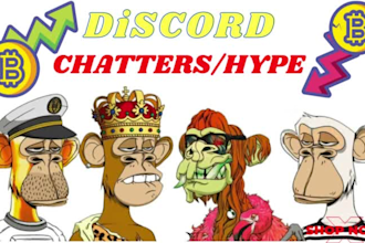 do discord chat, discord mod, discord hype in your server