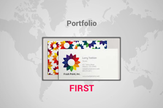 design professional business card and stationery