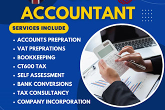 file UK company accounts, confirmation statement, UK vat, ct600
