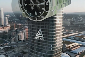 create 3d anamorphic animation, 3d cgi animation, 3d billboard animation vfx ads
