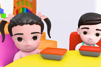 do 3d animation video, 3d kids animation, 3d cartoon animation video trailers