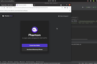 develop automation scripts and bots with python selenium