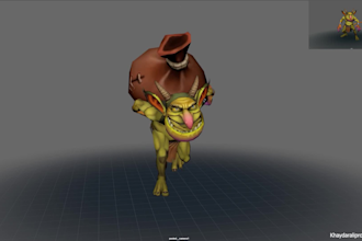 create 3d game animations