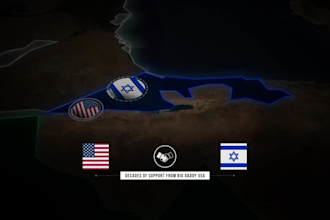 create custom animated map for travel, logistics, or documentary