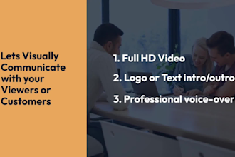 create a screencast video tutorial video for a website with voice over