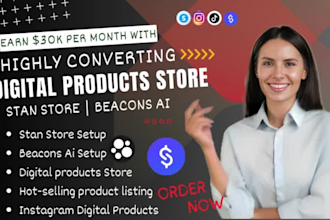 setup stan store, beacons ai, payhip, pensight, beacons, stan store marketing