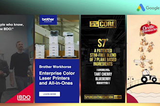 design HTML5 banners and animated google display ads