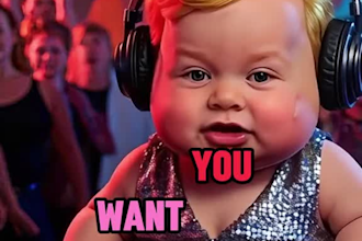 do viral ai talking baby video ai baby podcast ai tiktok baby podcast video