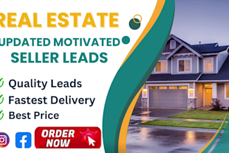 generate real estate leads through facebook and instagram ads motivated seller