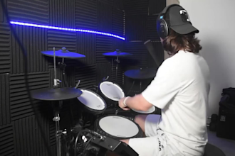 be your professional heavy metal drummer