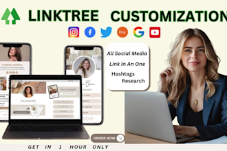do linktree biolink landing page instagram bio social commerce jimdo taplink