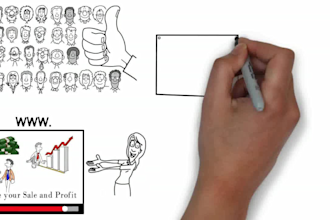 create a marketing promotion whiteboard animation videos