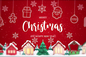 make a christmas animated video
