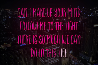 make a karaoke music lyric video