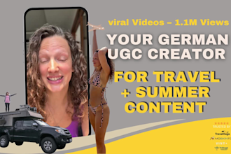 craft creative and authentic ugc travel videos in german